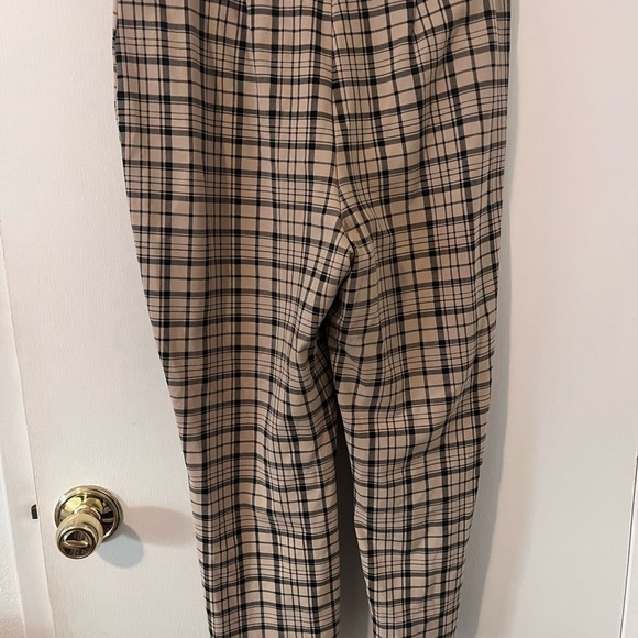 Sanctuary Carnaby Kick Crop Pant Tucson Plaid Elastic Waistband Stretch 1X - Picture 4 of 8